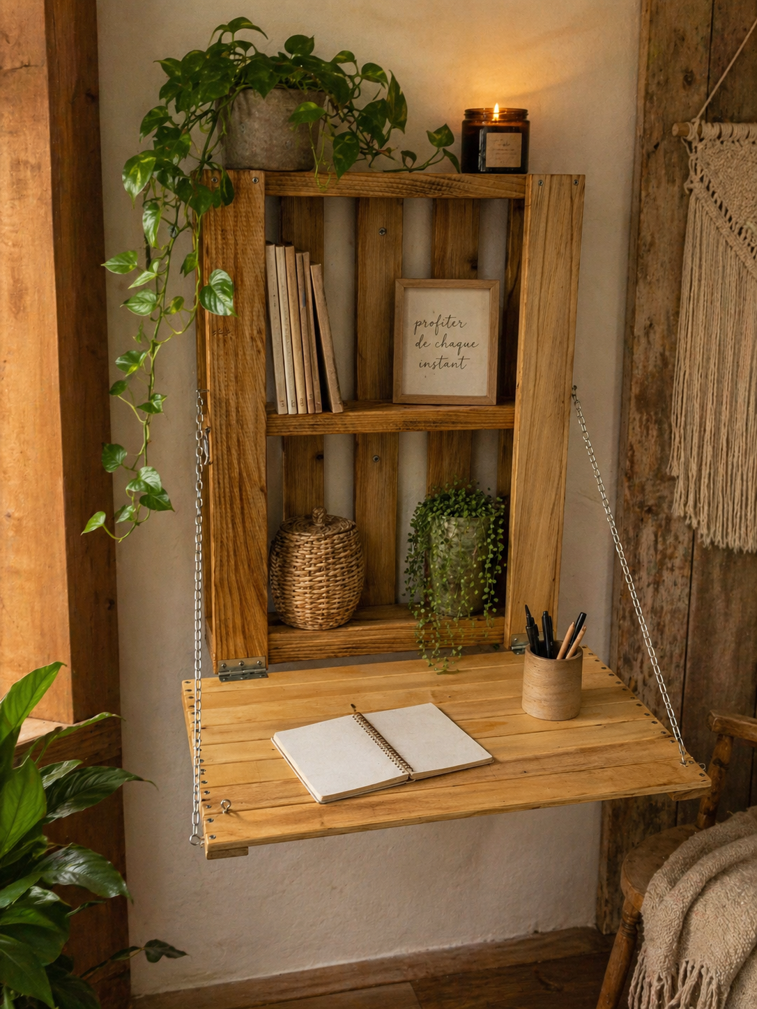 Bureau Mural Pliable