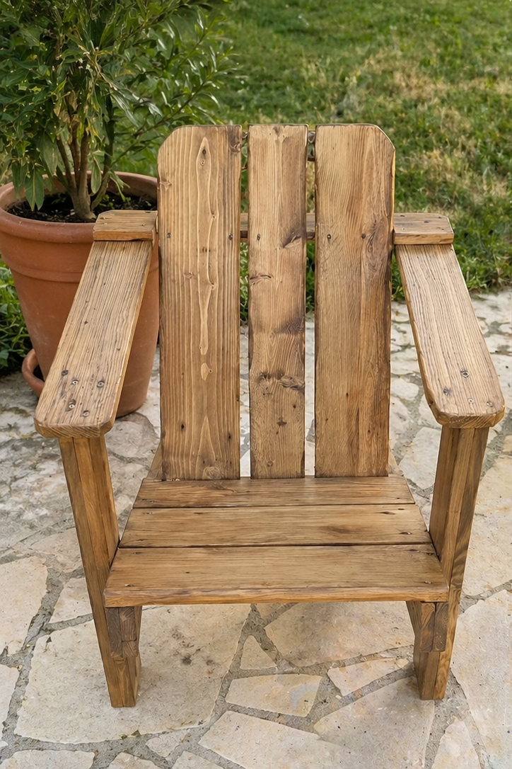 Fauteuil de Jardin Rustique